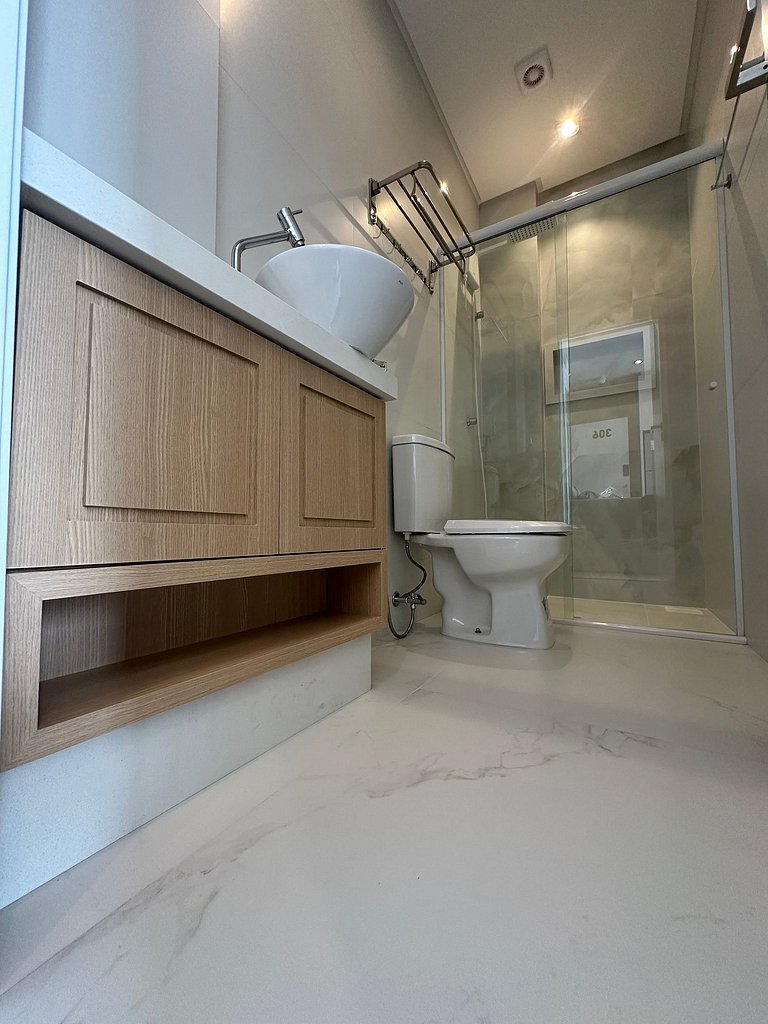 Apartamento com vista para o mar em Bombinhas