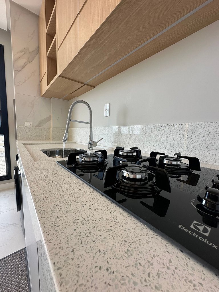 Apartamento com vista para o mar em Bombinhas