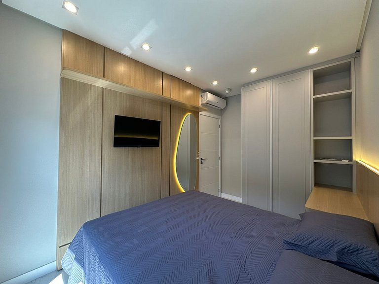 Apto com Piscina Aquecida | A 70 m da Praia