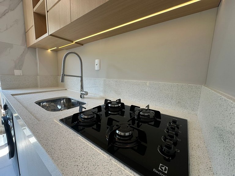 Piscina Aquecida | Apto a 70 m da Praia