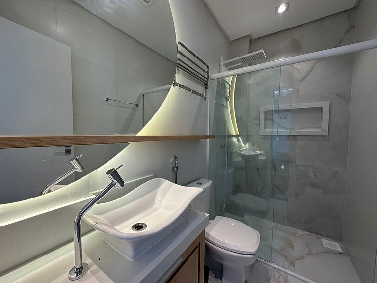 Piscina Aquecida | Apto a 70 m da Praia