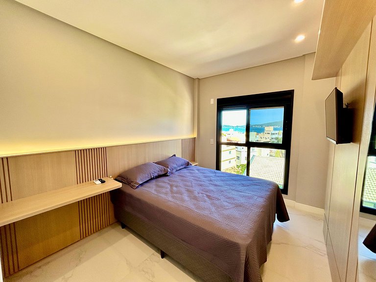 Apartamento Alto Padrão em Bombinhas, Com Vista Mar e apenas