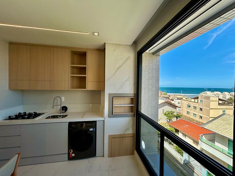 Apartamento com vista para o mar em Bombinhas