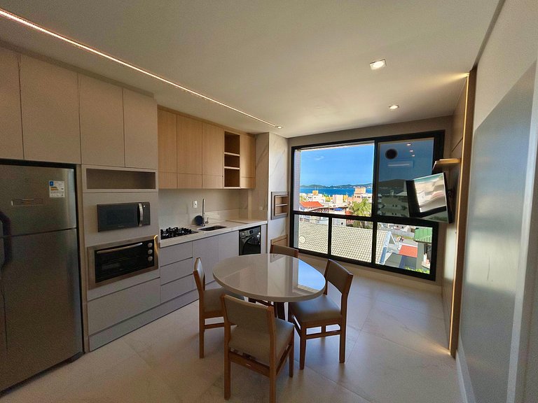Apartamento com vista para o mar em Bombinhas
