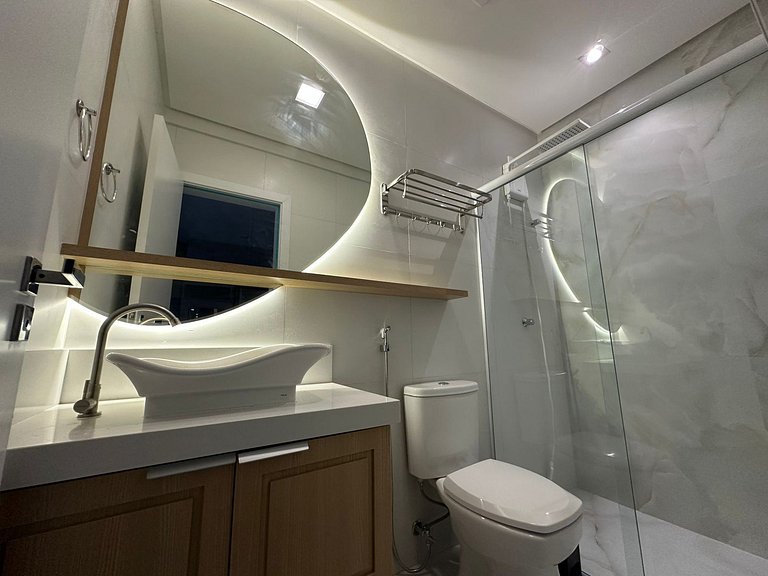 Piscina Aquecida | Apto a 70 m da Praia