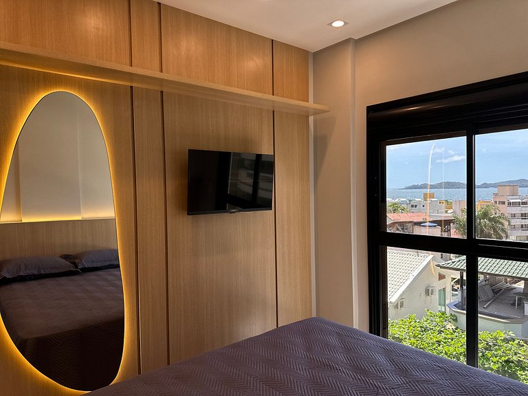 Apartamento com vista para o mar em Bombinhas
