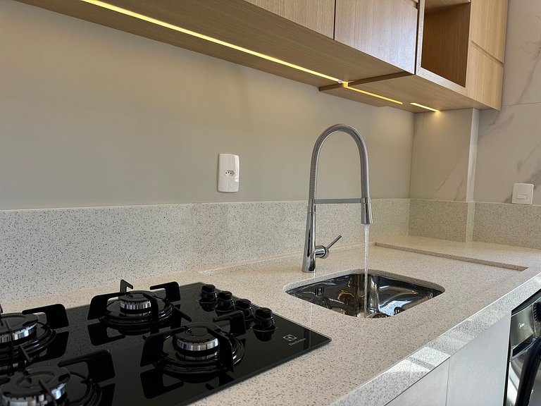 Apartamento com vista para o mar em Bombinhas