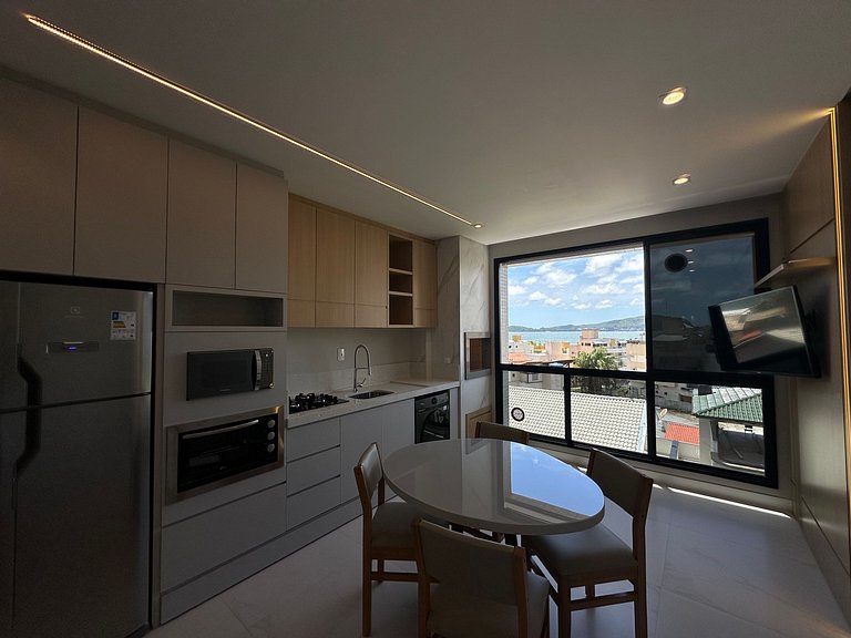 Apartamento com vista para o mar em Bombinhas