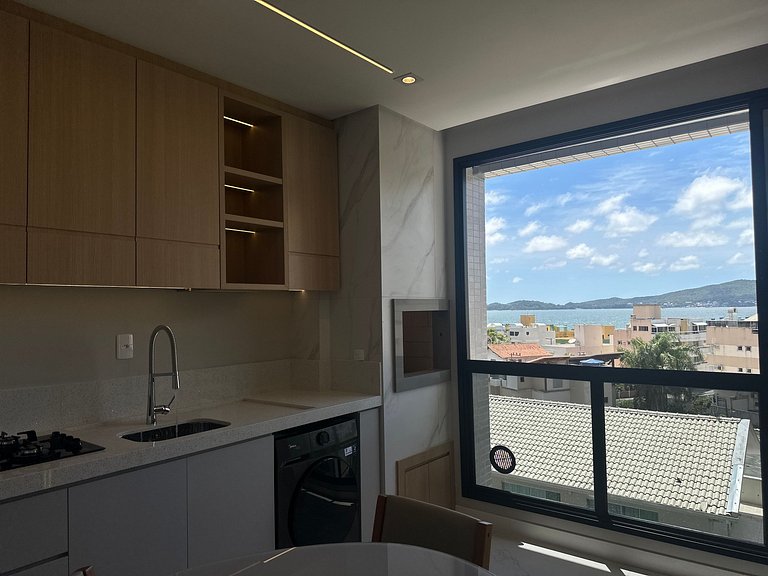 Apartamento com vista para o mar em Bombinhas