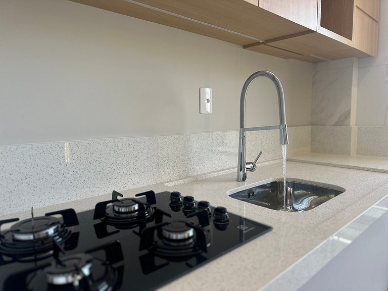 Apartamento com vista para o mar em Bombinhas