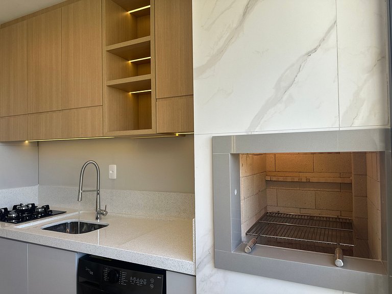 Apartamento com vista para o mar em Bombinhas