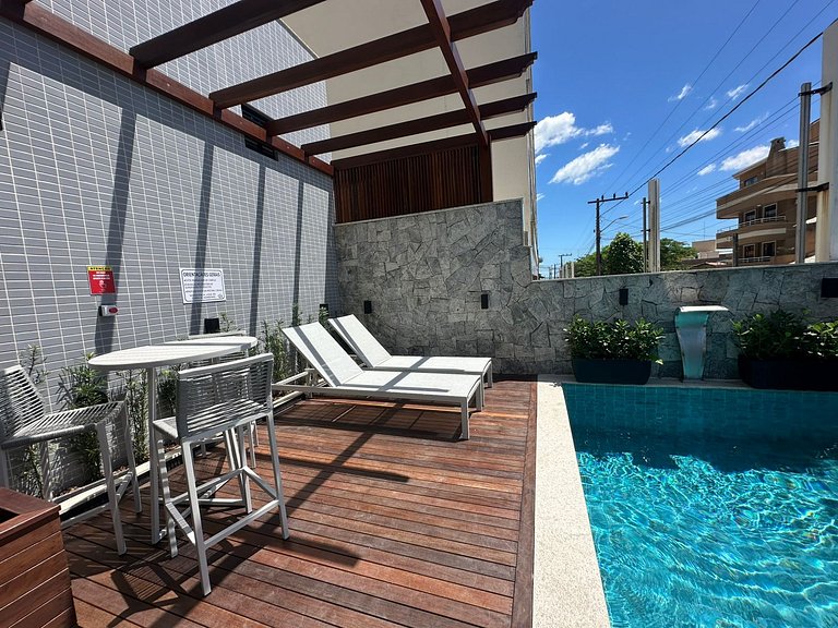 Apartamento Alto Padrão em Bombinhas, Com Vista Mar e apenas