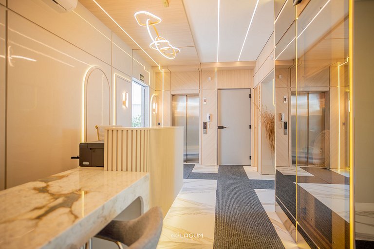 Piscina Aquecida | Apto a 70 m da Praia