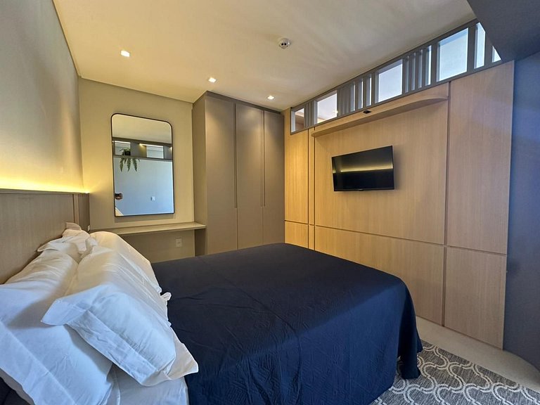 Apartamento com Jacuzzi e Piscina • 120 m da Praia