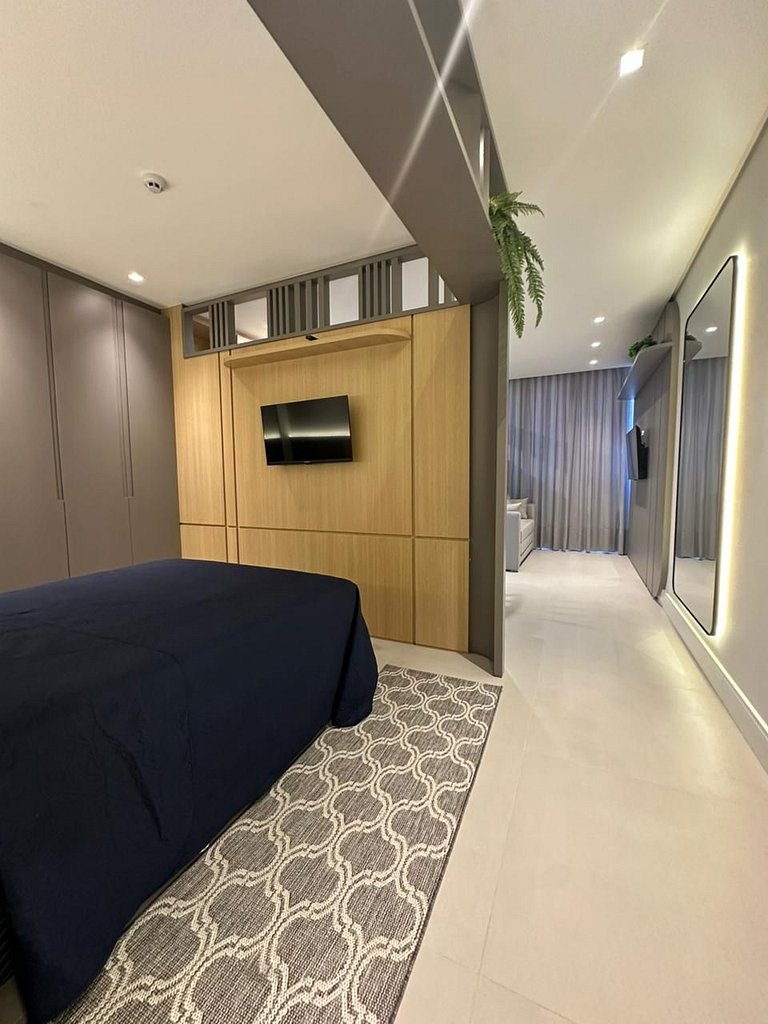Apartamento com Jacuzzi e Piscina • 120 m da Praia
