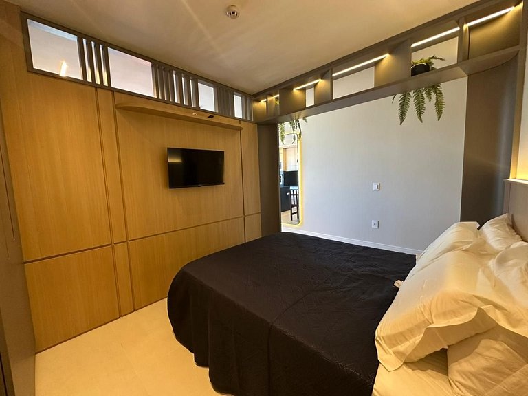 Apartamento com Jacuzzi e Piscina • 120 m da Praia